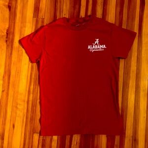 Alabama Crimson Tide Gymnastics Tee Shirt Size S